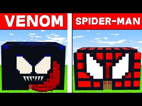 CASA VENOM VS CASA SPIDER-MAN - Minecraft ITA