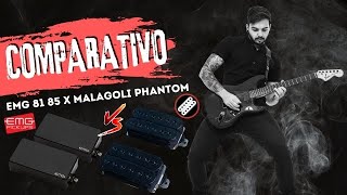 Video thumbnail for Comparativo - Captadores EMG 81 85 x Malagoli Phantom by Pedro Gabriel
