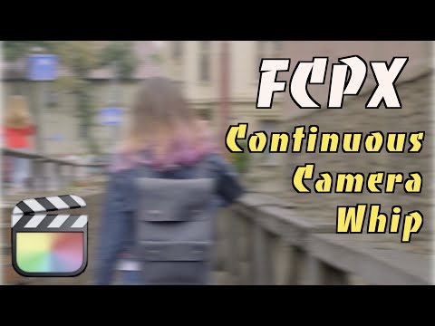 Easiest CONTINUOUS Camera Whip Transition in FCPX (free plugin) | Final Cut Pro X Tutorial