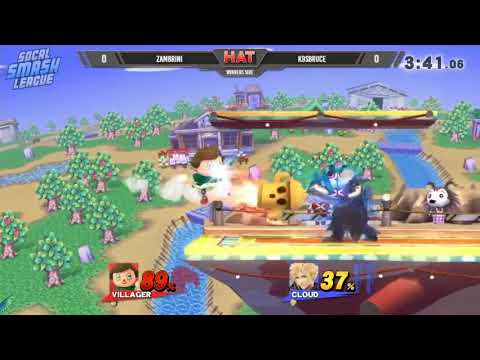 HAT 13 - SSB Wii U - Winners side - K9sbruce vs Zambrini