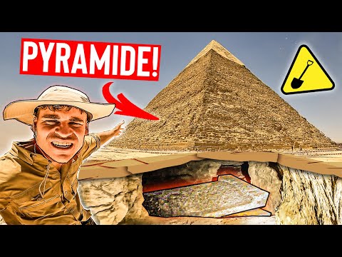 Wir klettern in GEHEIME GÄNGE unter den PYRAMIDEN von GIZEH!☠️| 4500 Jahre alte GRABKAMMER gefunden!