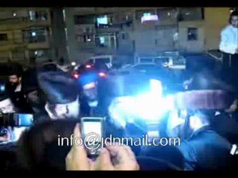 Belzer Rebbe attending Visnitz (Erenster) Chupa -Teves 5771