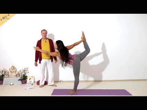 Tänzer-Haltung mit Griff von innen - Yoga Asana Lexikon