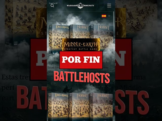 Vídeo relacionado con Games Workshop Warhammer Middle Earth - Los tres cazadores