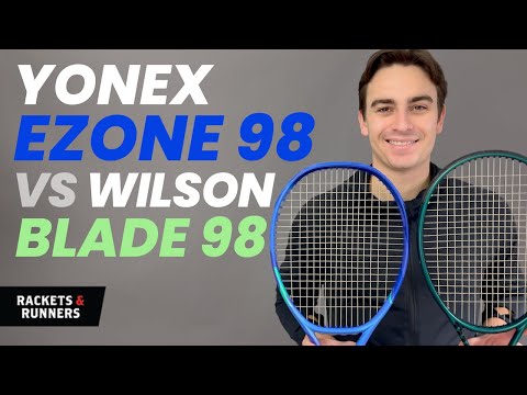 The two most popular 98s right now!! Yonex Ezone 98 V8 vs. Wilson Blade 98 v9 | Rackets & Runners