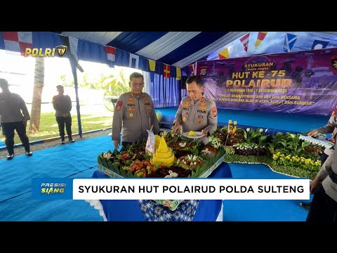 KAPOLDA SULTENG RAYAKAN HUT POLAIRUD KE-75 HANGAT DAN PENUH MAKNA