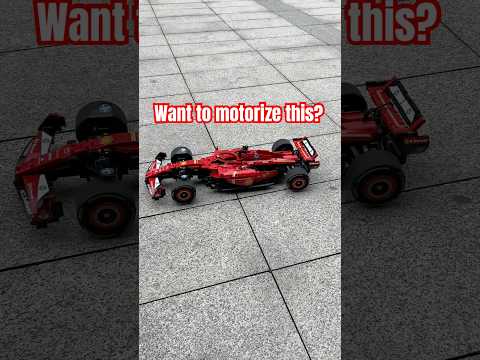 Motorize THIS?! Full RC Mod | LEGO Technic 42207 Ferrari SF-24 F1 Car#legotechnic #lego42207 #buwizz