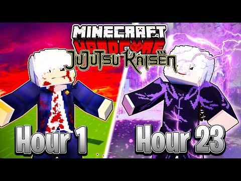 Insane Jujutsu Kaisen Minecraft w/ White Bunny!