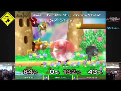 Avalon III - Enig + Ser vs Zgetto + Faab - Winners Bracket SSBM Doubles