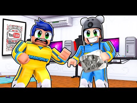 PLACA DE 10 MILHÕES DE INSCRITOS NO ROBLOX YOUTUBER TYCOON - Brancoala Games