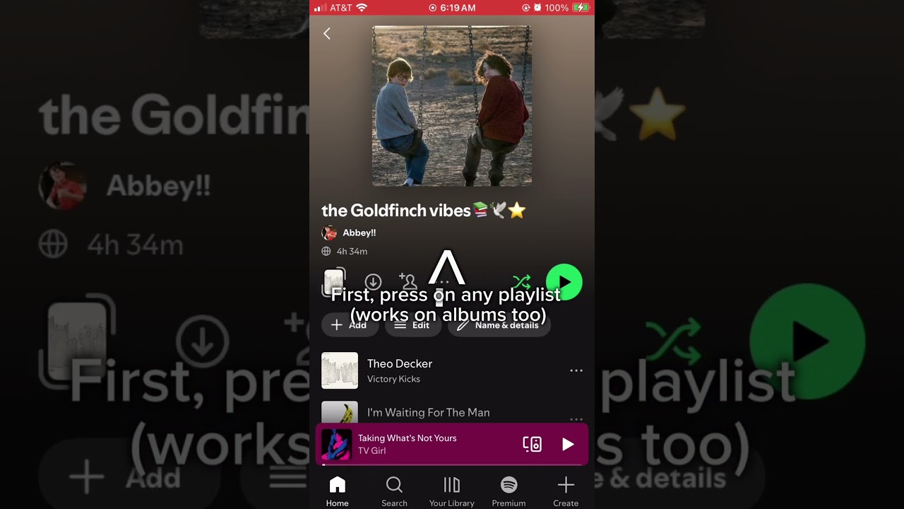 Tutorial for “eat this playlist” on Spotify!! #music #fypシ #spotify #games