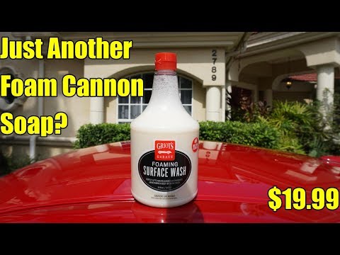 Griot's Garage Foaming Surface Wash Review. Just another Foam Soap?