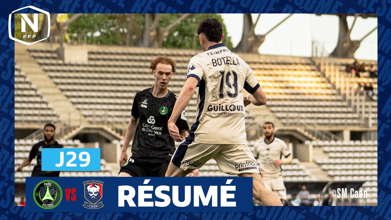 Paris 13 Atletico vs Caen Highlights