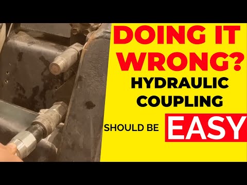 how to hook up auxiliary hydraulics - skid steer auxiliary hydraulic couplers