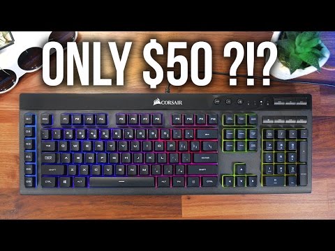 Corsair Gaming K55 RGB Keyboard Review!