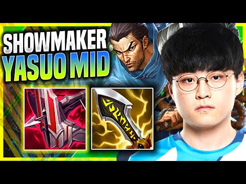 SHOWMAKER DESTROYING WITH YASUO! - DWG ShowMaker Plays Yasuo Mid vs Katarina! | Preseason 11