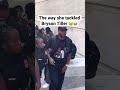 Security Guard MANHANDLES Bryson Tiller #shorts