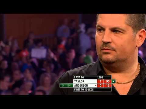 Taylor v Anderson | 1/3 | Last 16 | William Hill Grand Slam of Darts 2013