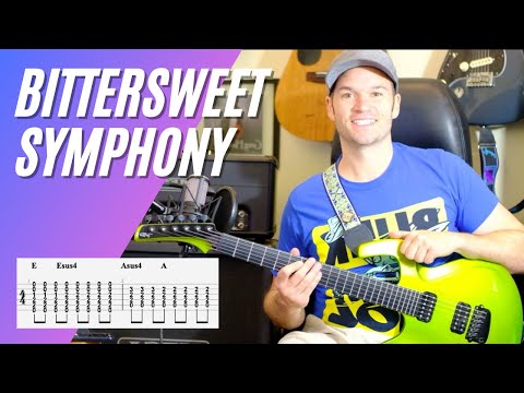 "Bittersweet Symphony" EASY Guitar Lesson