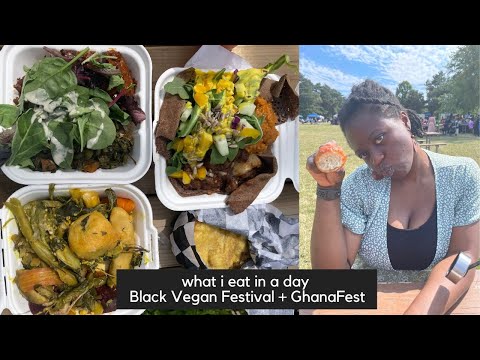 WHAT I ATE THIS WEEKEND| BLACK VEGAN FOOD FESTIVAL + GHANAFEST + more