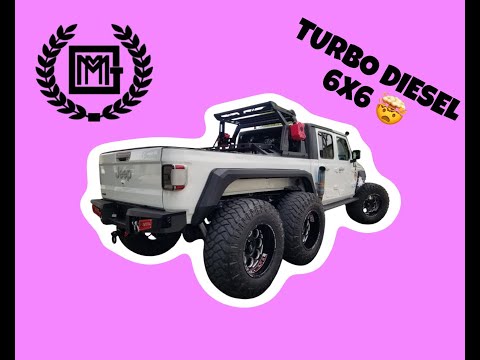 ONE OF A KIND 2021 JEEP GLADIATOR TURBO DIESEL 6X6