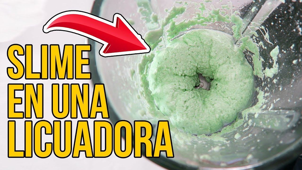 ¿QUÉ OCURRE SI HACES SLIME EN LA LICUADORA? - Experimento