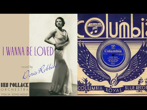 1934, I Wanna be Loved, Here Goes, Dancing in the Moonlight, Doris Robbins, Ben Pollack Orc HD 78rpm
