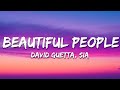 David Guetta & Sia - Beautiful People (Lyrics)
