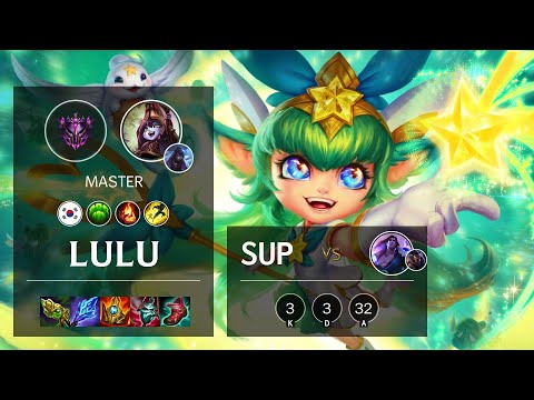 Lulu Support vs Taric - KR Master Patch 11.22
