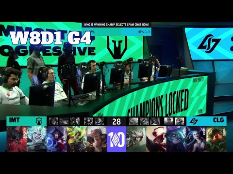 IMT vs CLG | Week 8 Day 1 S12 LCS Spring 2022 | Immortals vs CLG W8D1 Full Game
