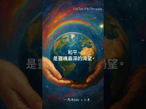 戰爭是靈魂的警鐘，不是種族的仇恨。當你唸一聲佛號，就為地球多帶一份平靜。願光不是逃避，而是最深的回應。