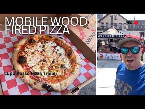 Avaliação da pizza móvel no forno a lenha Lupo Rosso