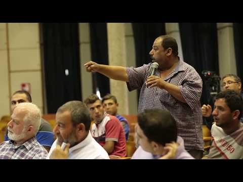 بلدية غزة تشرك السكان في تخطيط مشروع تطوير منطقة الخضرية