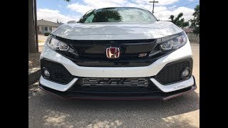10th Gen Civic Si Coupe Type R lip installed