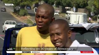 Democracy 30 | SABC's Nombuso Mahlangu chats to some shoppers in the build up to Freedom Day