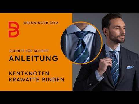 Krawatte binden: Kentknoten Anleitung für ANFÄNGER [schnell & einfach]