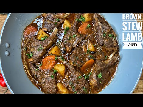 JUICY JAMAICAN STYLE BROWN STEW LAMB CHOPS