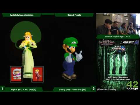 Construct 59 - Danny + Yoyo vs High-C + ASL - Melee Doubles GF