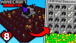 I Built an INSANE Wither Skeleton Farm in Minecraft Hardcore (#8)