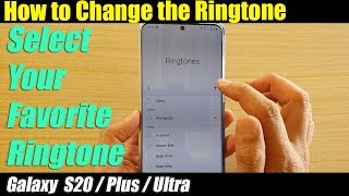 Download lagu Galaxy S20 / Ultra / Plus: How to Change the Ringtone mp3