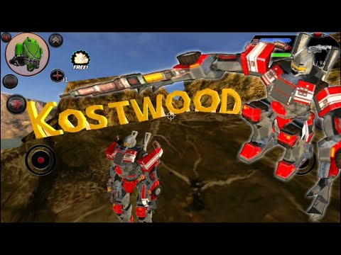 Robot Shark Game #10 - battle of kostwood mountain | by #Naxeex #Robots | Android Gameplay HD
