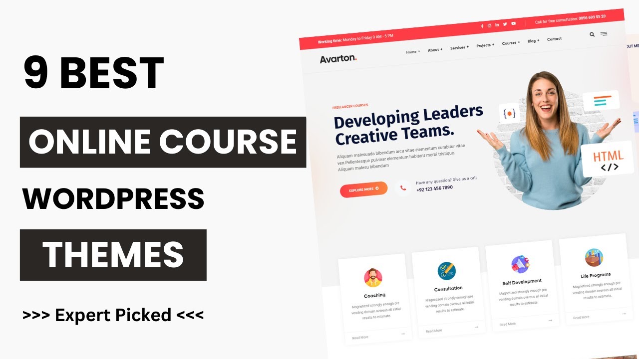 9 Best WordPress Themes for Online Courses 2025 | Best LMS WordPress Theme