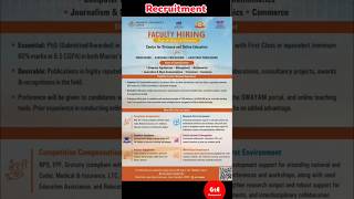 Recruitment| Manipal University. #Recruitment #career #job #hiring  #assam #faculty #wanted #jaipur