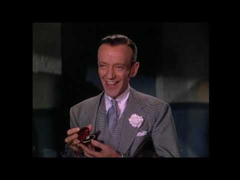 Frame from the 1946 Blue Skies theatrical trailer featuring Bing Crosby and Fred Astaire