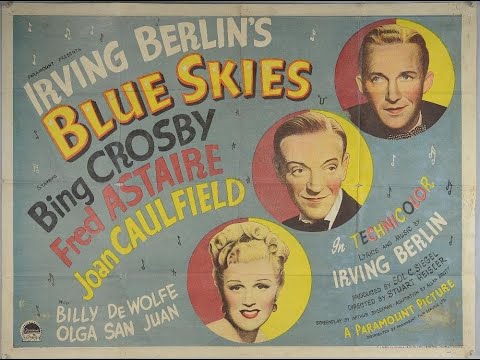 Title card and ensemble montage from the Blue Skies trailer