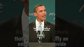 Why Education is Important in our Careers - Barack Obama