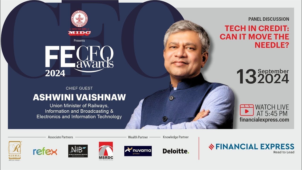 FE CFO Awards 2024 Live With Union Minister Ashwini Vaishnaw