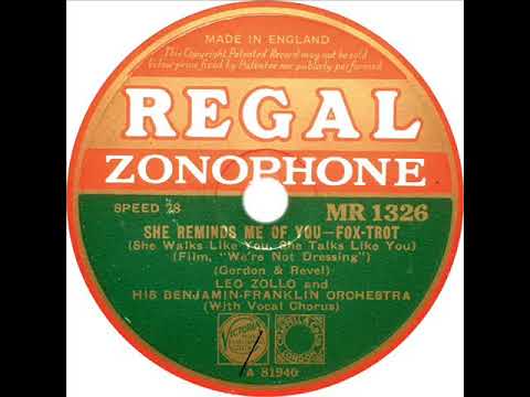 Leo Zollo (Al Mitchell) - She Reminds Me Of You (Dick Robertson)