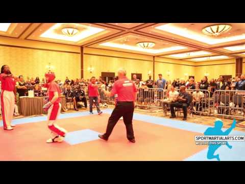 2015 WKC World Championships Finals Womens Speed Fighting UK v Gina Thornton