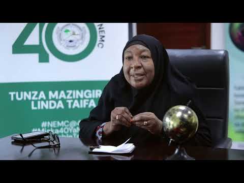 MWENYEKITI WA BODI YA NEMC ATOA WITO WA KULINDA MAZINGIRA WAKATI WA MAADHIMISHO YA MIAKA 40.